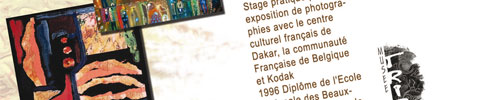 Logo et livret de vernissage pour l'ouverture du Musée Tribal